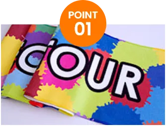 POINT01 デザインの色数制限なし