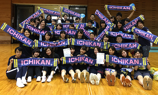 ダンス部の応援用オリジナルマフラータオル