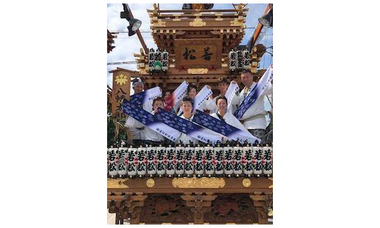 祭りで使用するために制作したオリジナルマフラータオル