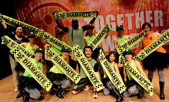 ダンスイベントの為に制作したオリジナルマフラータオル